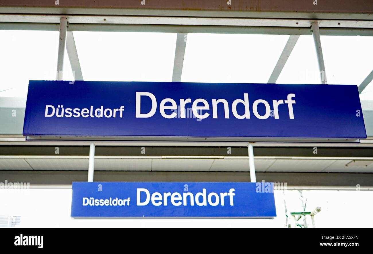 Düsseldorf Derendorf, district  in the north of Düsseldorf,  first mentioned in 1100, Stadtteil im Norden Düsseldorfs, erste Erwähnung um 1100,  2021 Stock Photo
