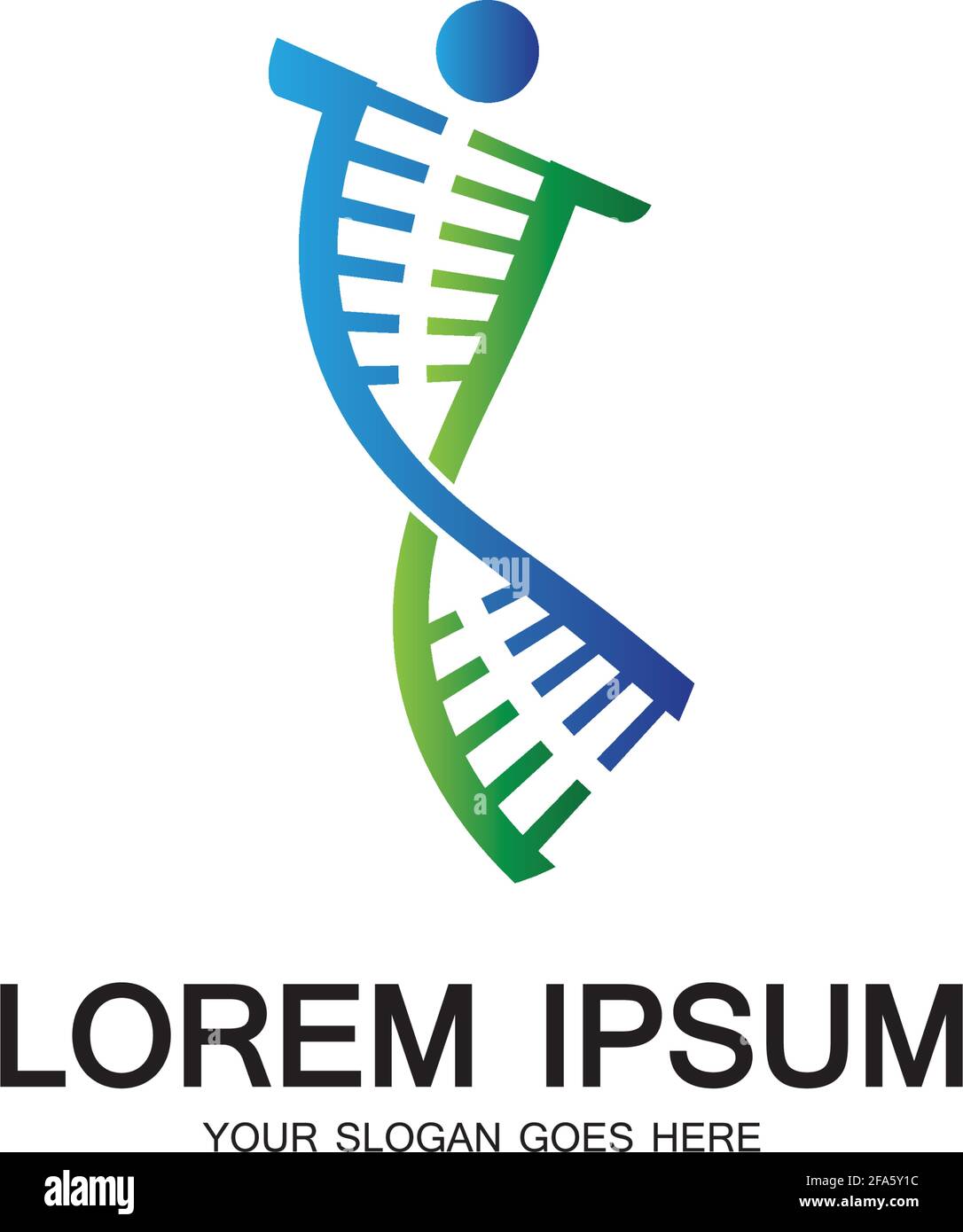 Human DNA logo icon design-vector Stock Vector Image & Art - Alamy