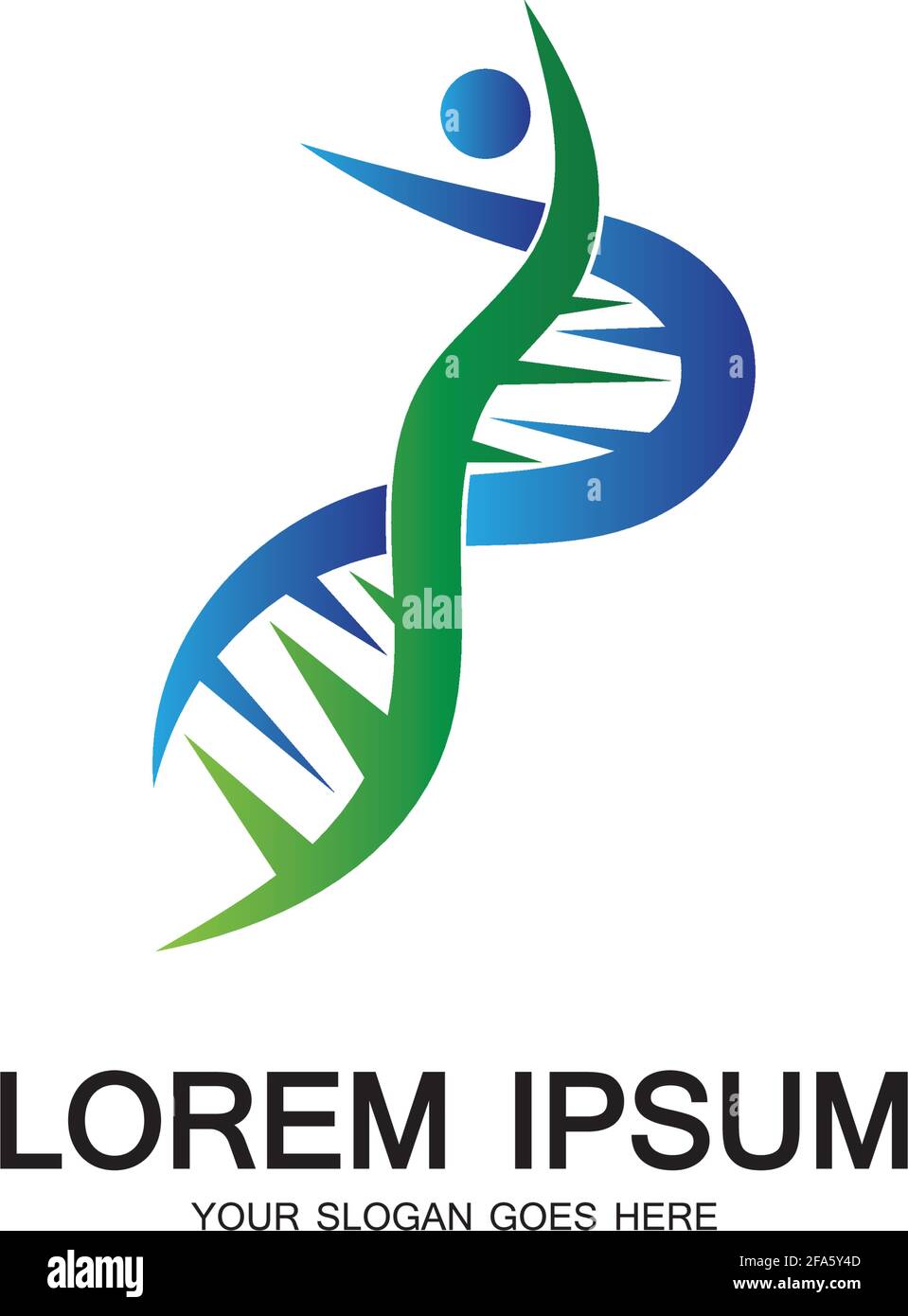 Human DNA logo icon design-vector Stock Vector Image & Art - Alamy