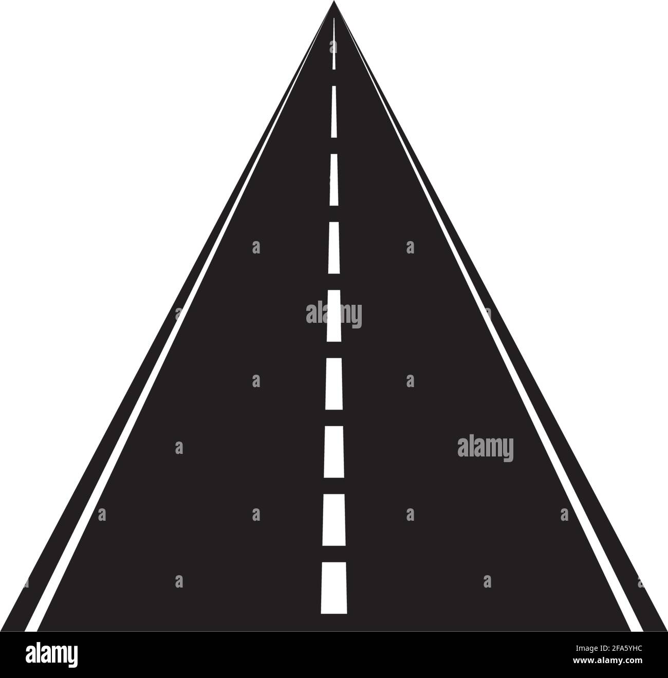 Road icon isolated on white background Stock Vector Image & Art - Alamy