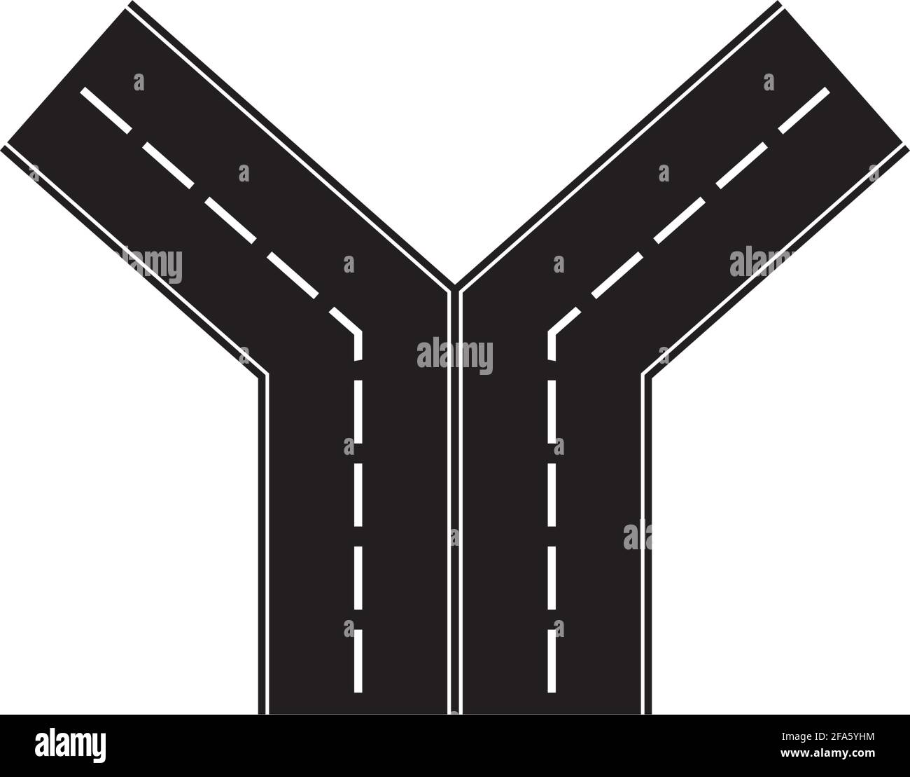 Road icon isolated on white background Stock Vector Image & Art - Alamy