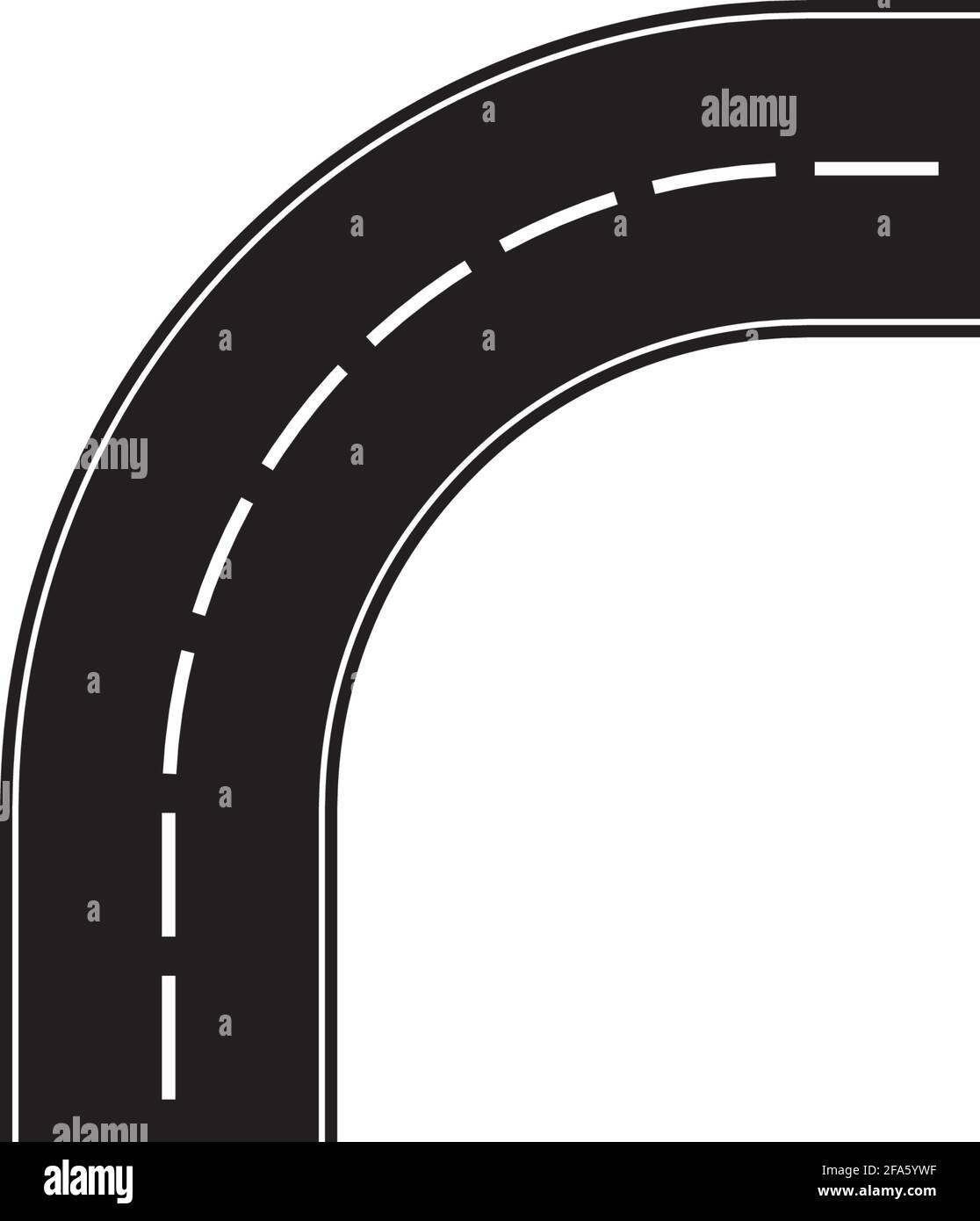 Winding road car motion Black and White Stock Photos & Images - Alamy