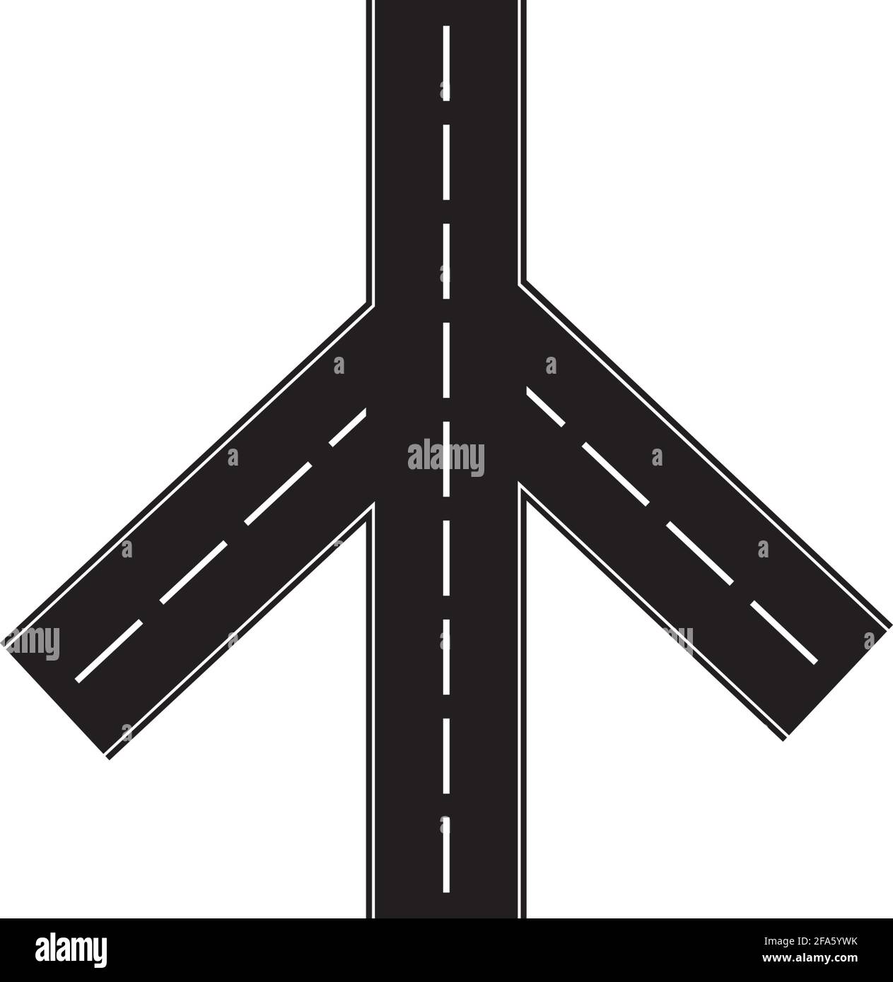 Road icon isolated on white background Stock Vector Image & Art - Alamy