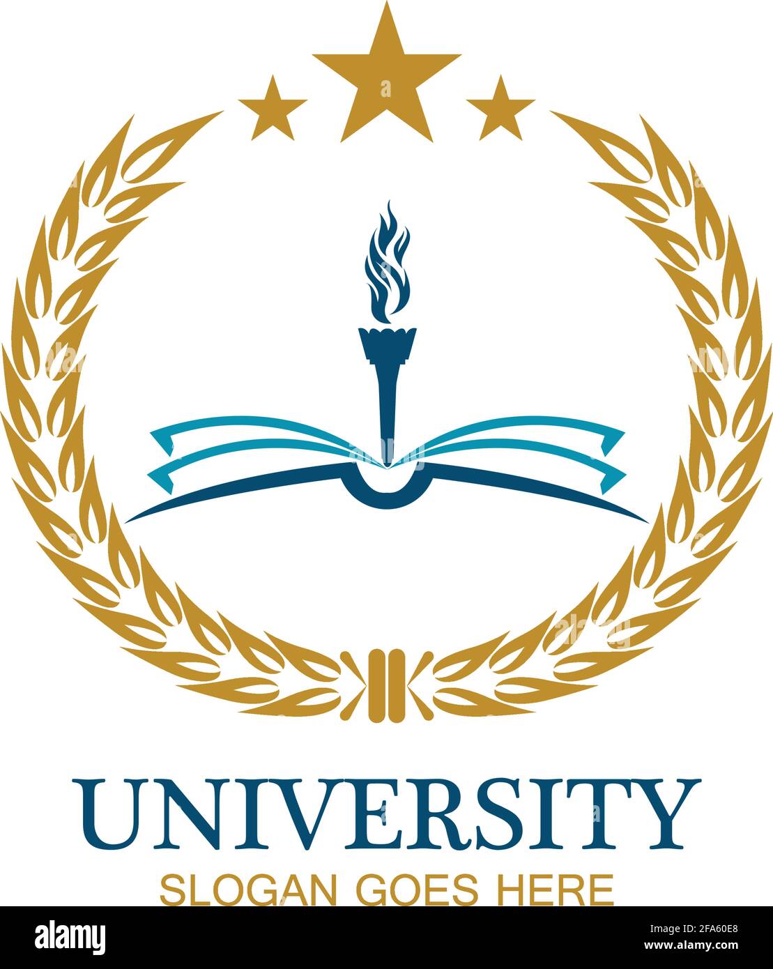 University, Academy, School and Course logo design template Stock ...