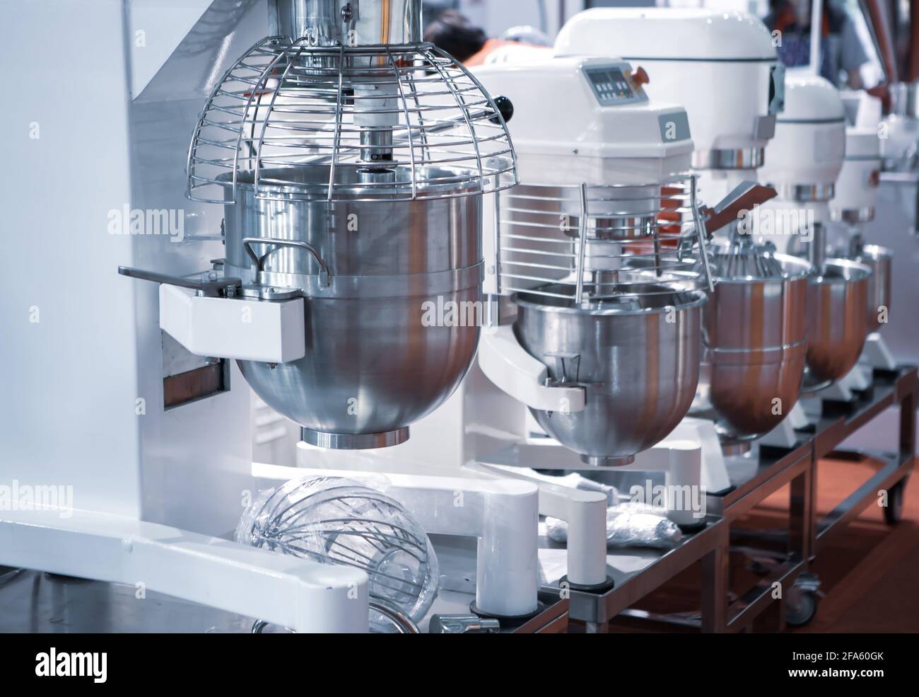 Close up of commercial bread mixer. Food mixing machine for food industry  Stock Photo - Alamy