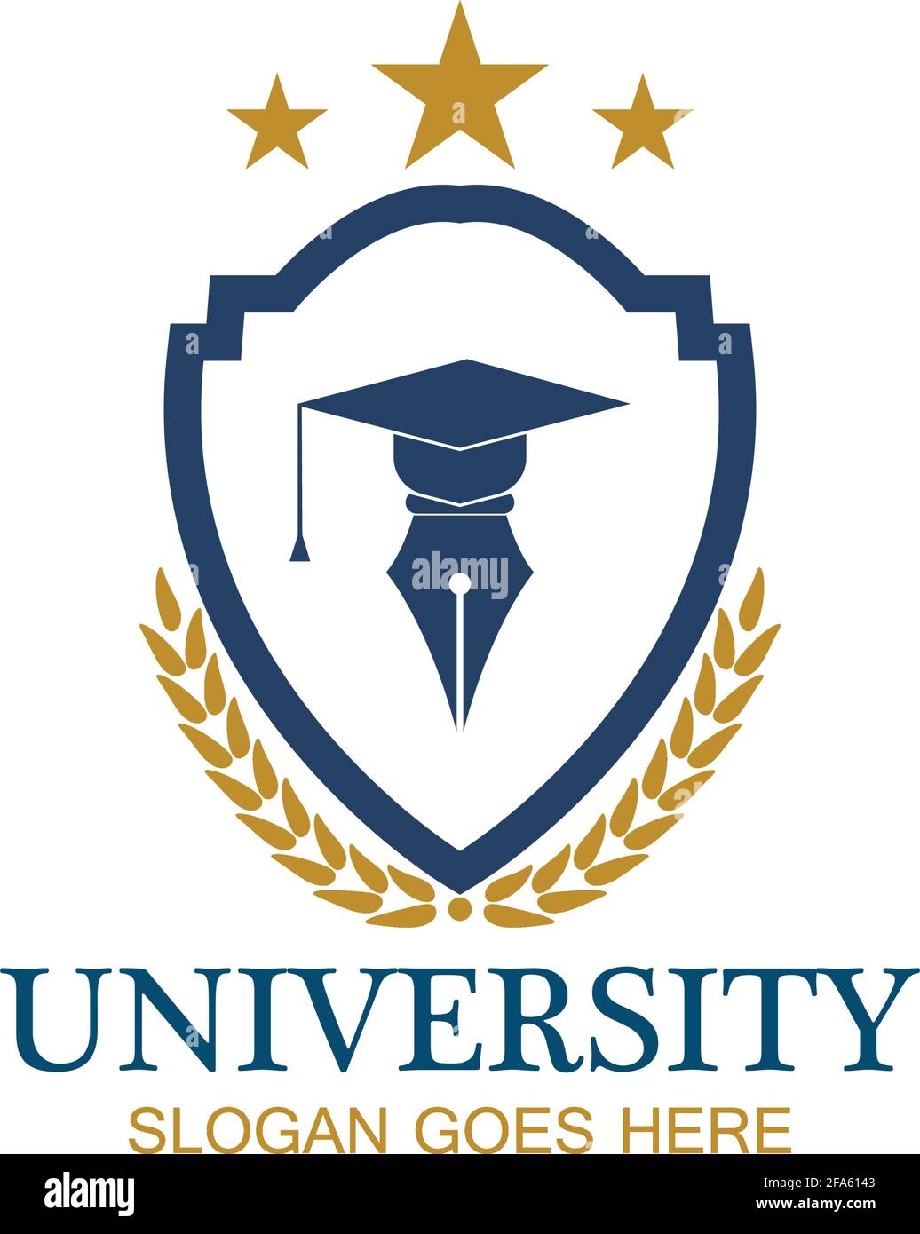 University, Academy, School and Course logo design template Stock ...