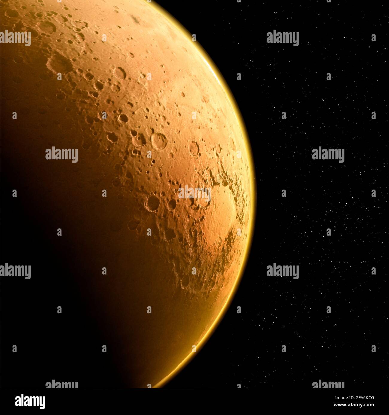 Mars Planet Satellite View Satellite View Of Mars, Details And Particulars Of The Martian Surface.  Craters Valleys And Mountains Of The Red Planet Stock Photo - Alamy