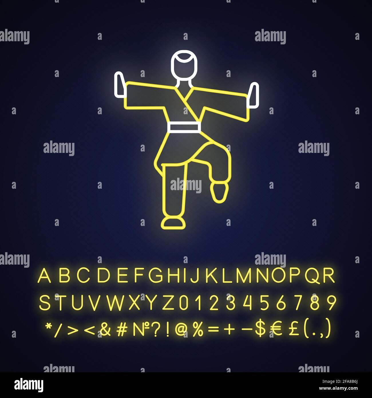 Kung fu Stock Vector Images - Alamy