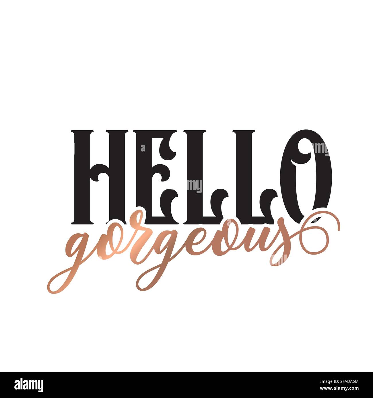 Hello ladies Stock Vector Images - Alamy
