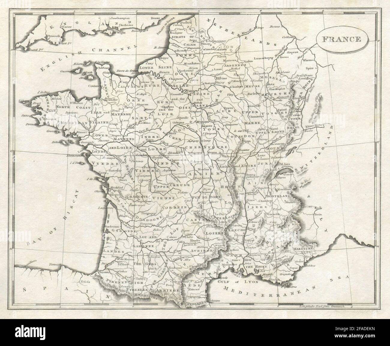 Old france maps hires stock photography and images Alamy