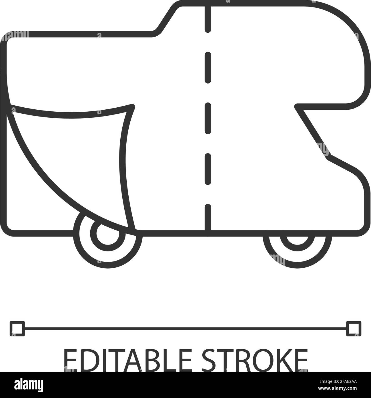 RV covers linear icon Stock Vector Image & Art - Alamy
