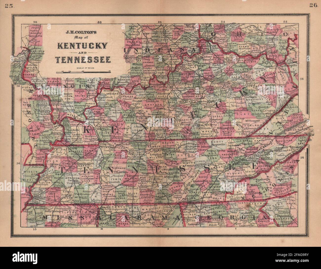 Old Map of Louisville Kentucky 1897 Vintage Map Wall Map Print