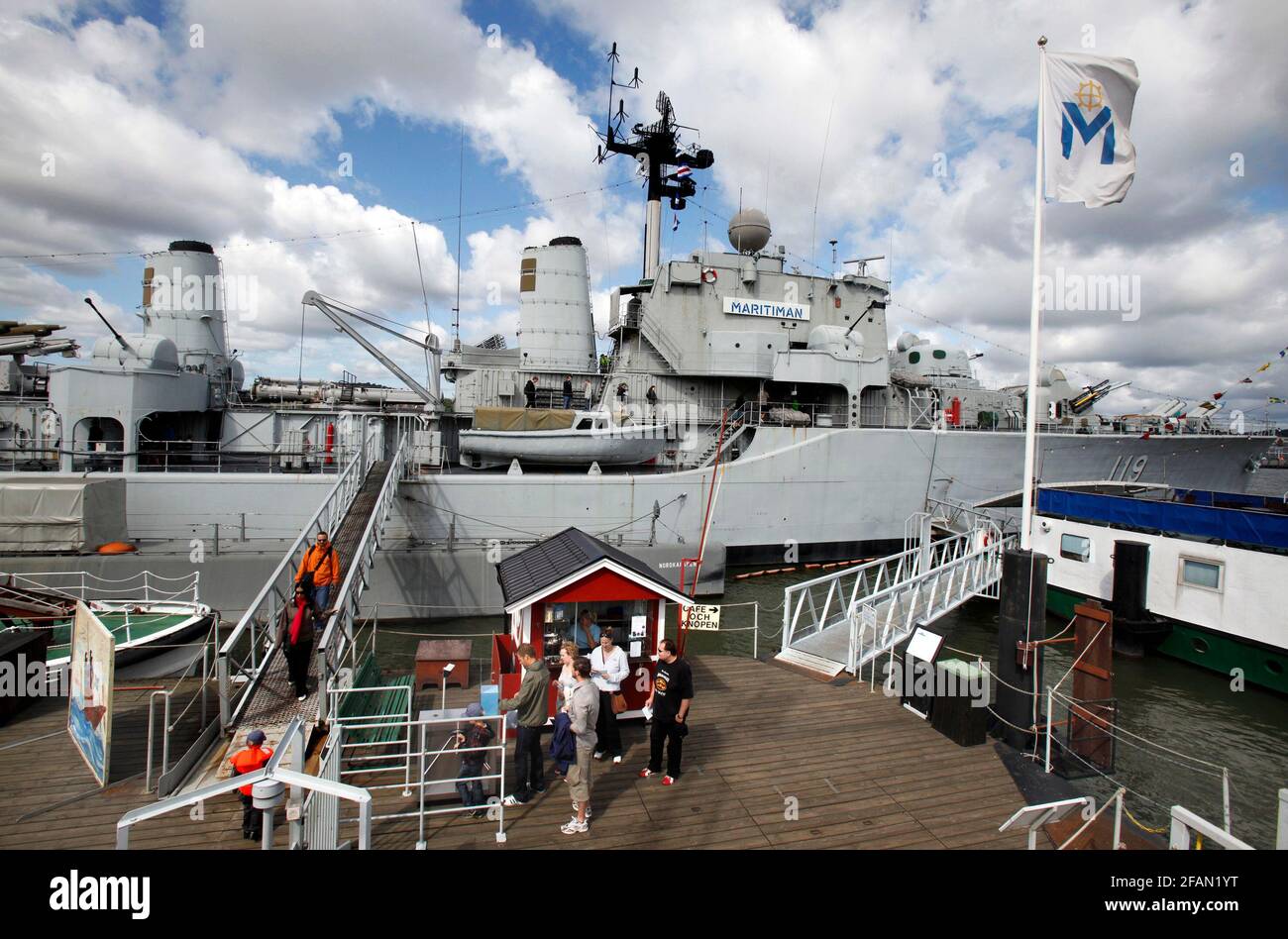 Maritiman in the city of Gothenburg. Stock Photo