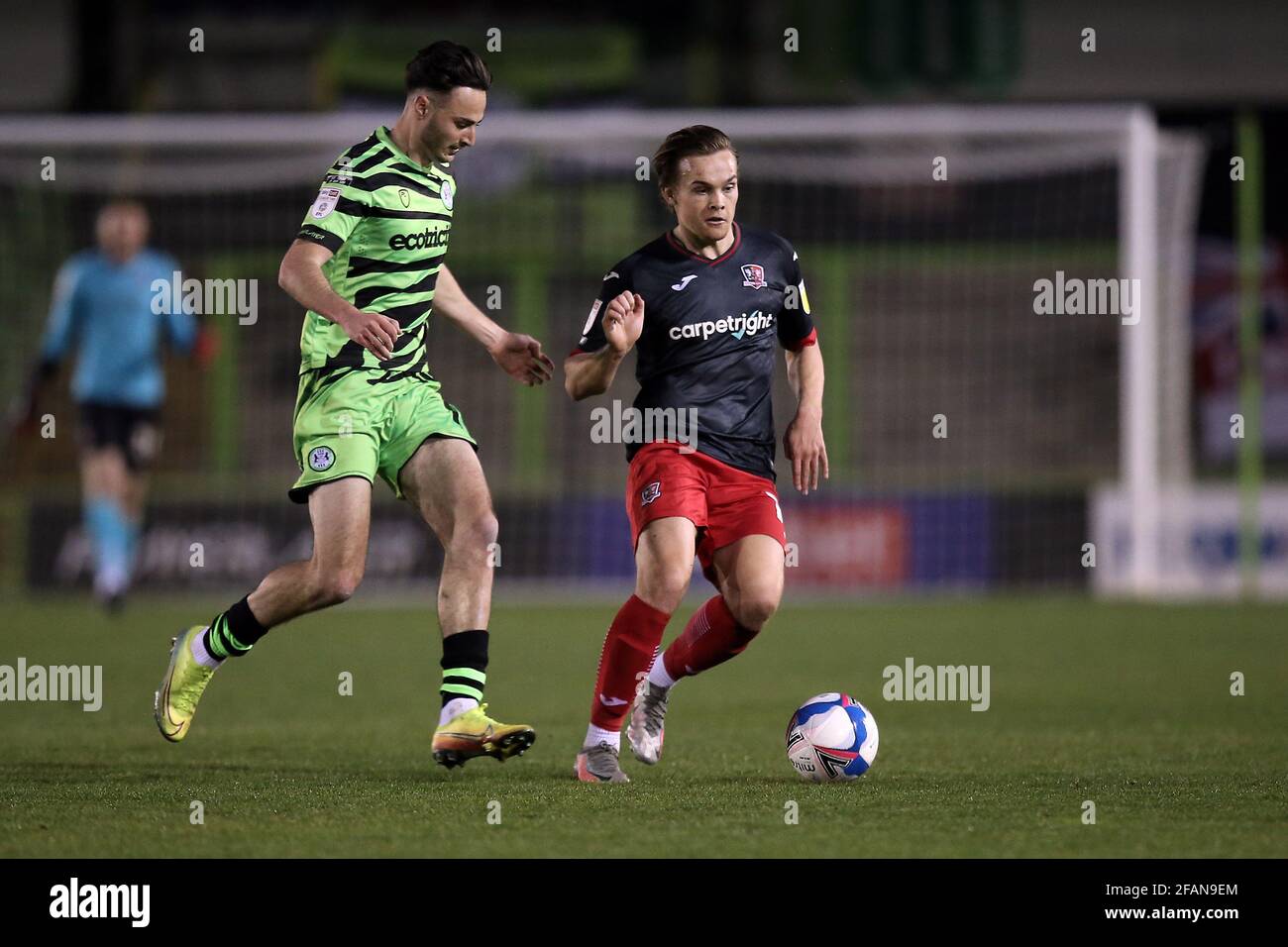 Archie Collins of Exeter City during the Sky Bet League 2 match between ...