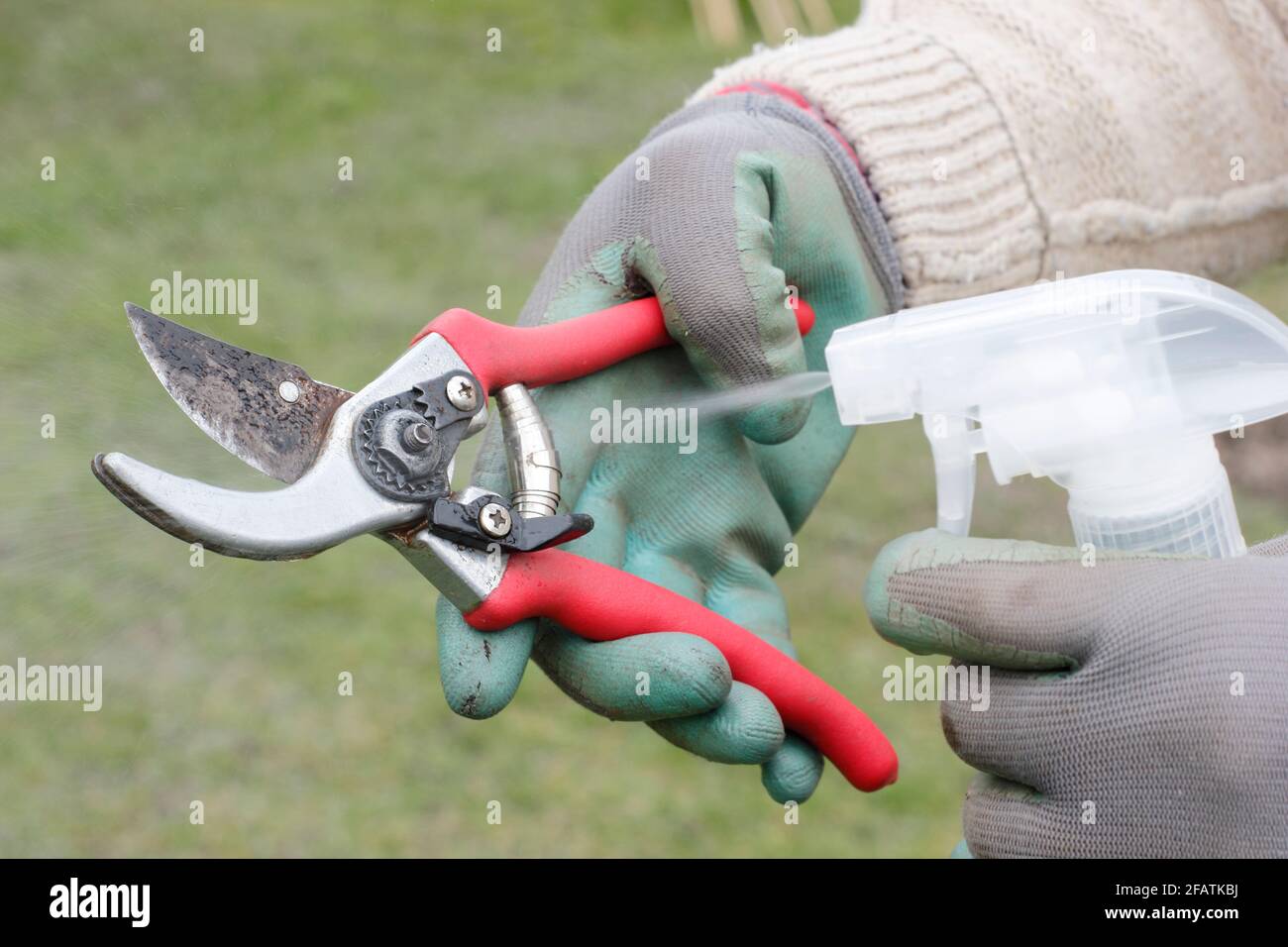 Sanitizing pruning shears deals
