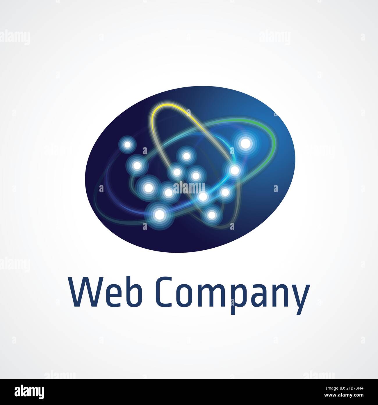 W lighting logotype. Isolated colored emblem trendy W shape with stars ...