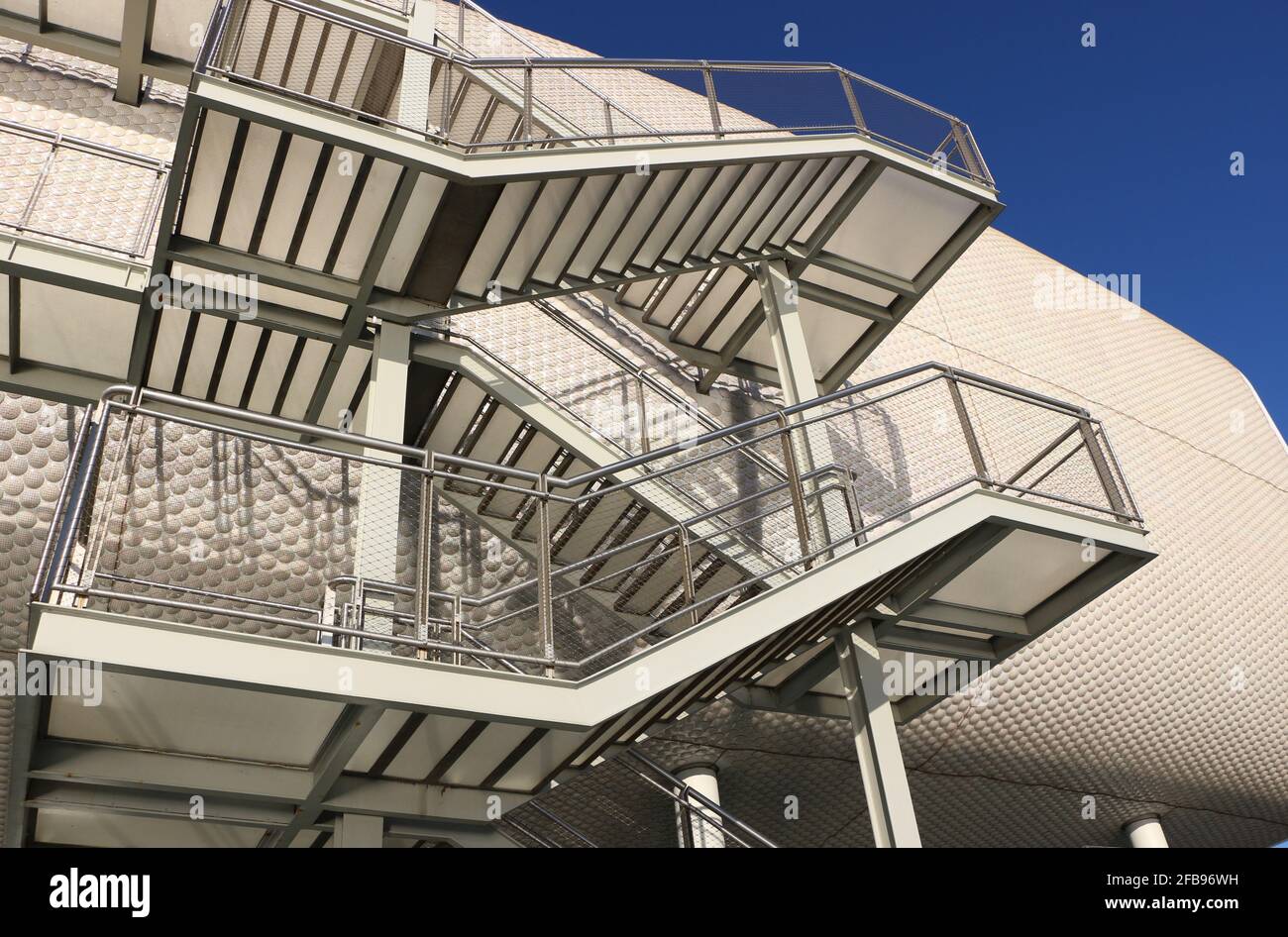 Exterior stairs on the Centro Botin Centre Arts Centre designed by Renzo  Piano and opened 23 June 2017 in Santander Cantabria Spain Stock Photo -  Alamy