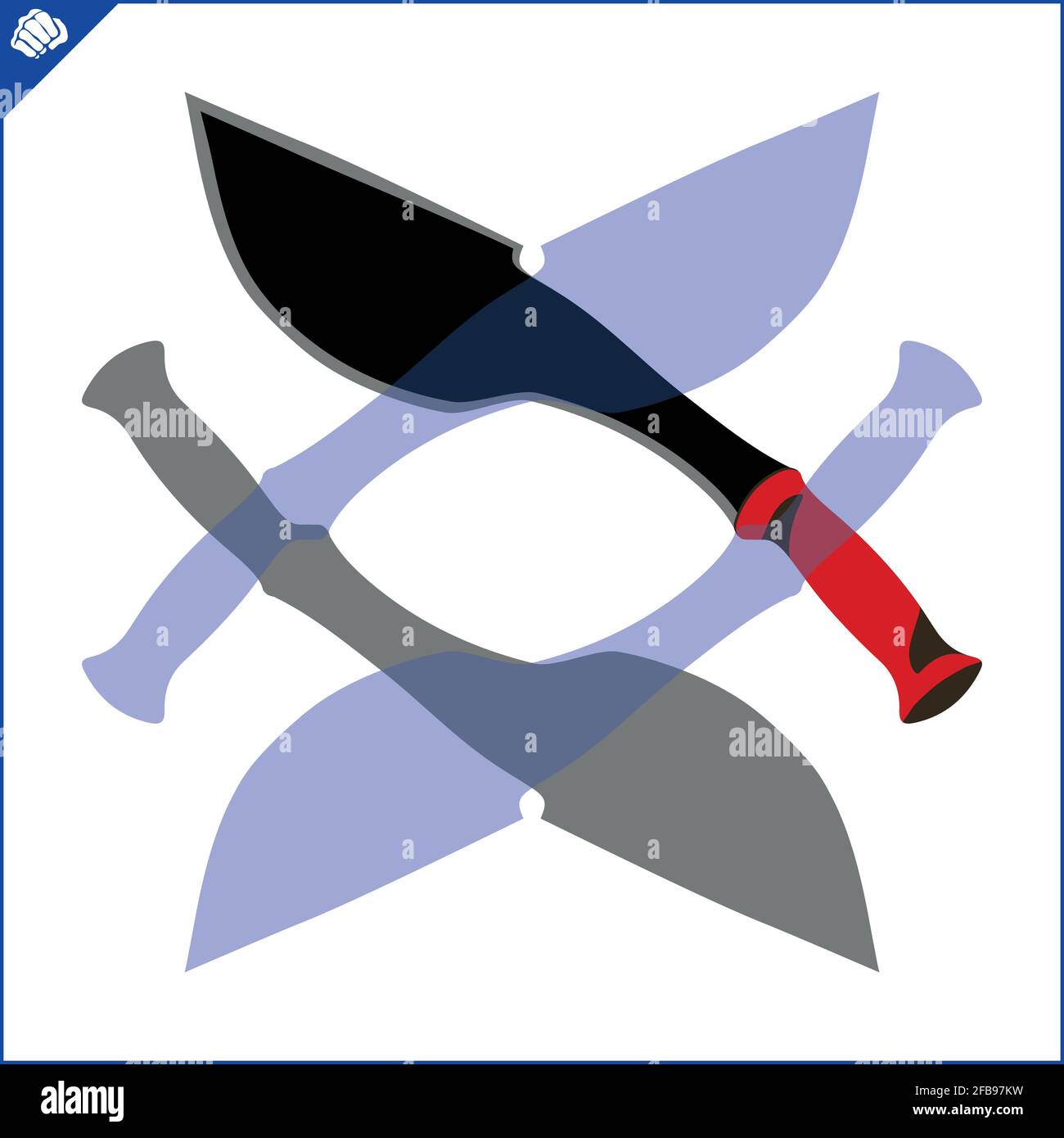 Blades Chopper Stock Vector Images Alamy