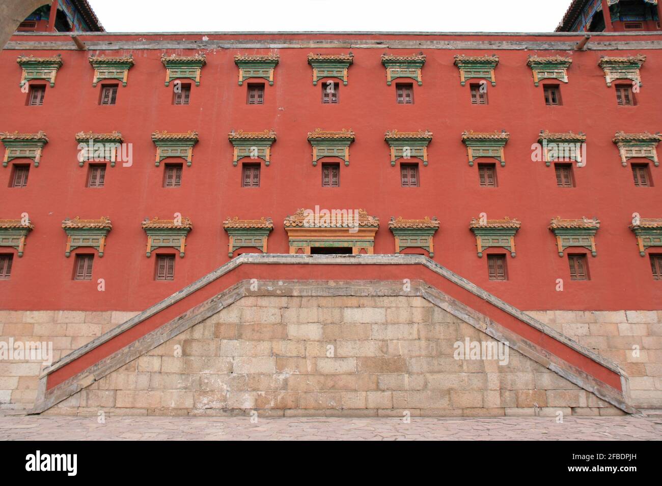 buddhist temple (xumi fushou) in chengde in china Stock Photo