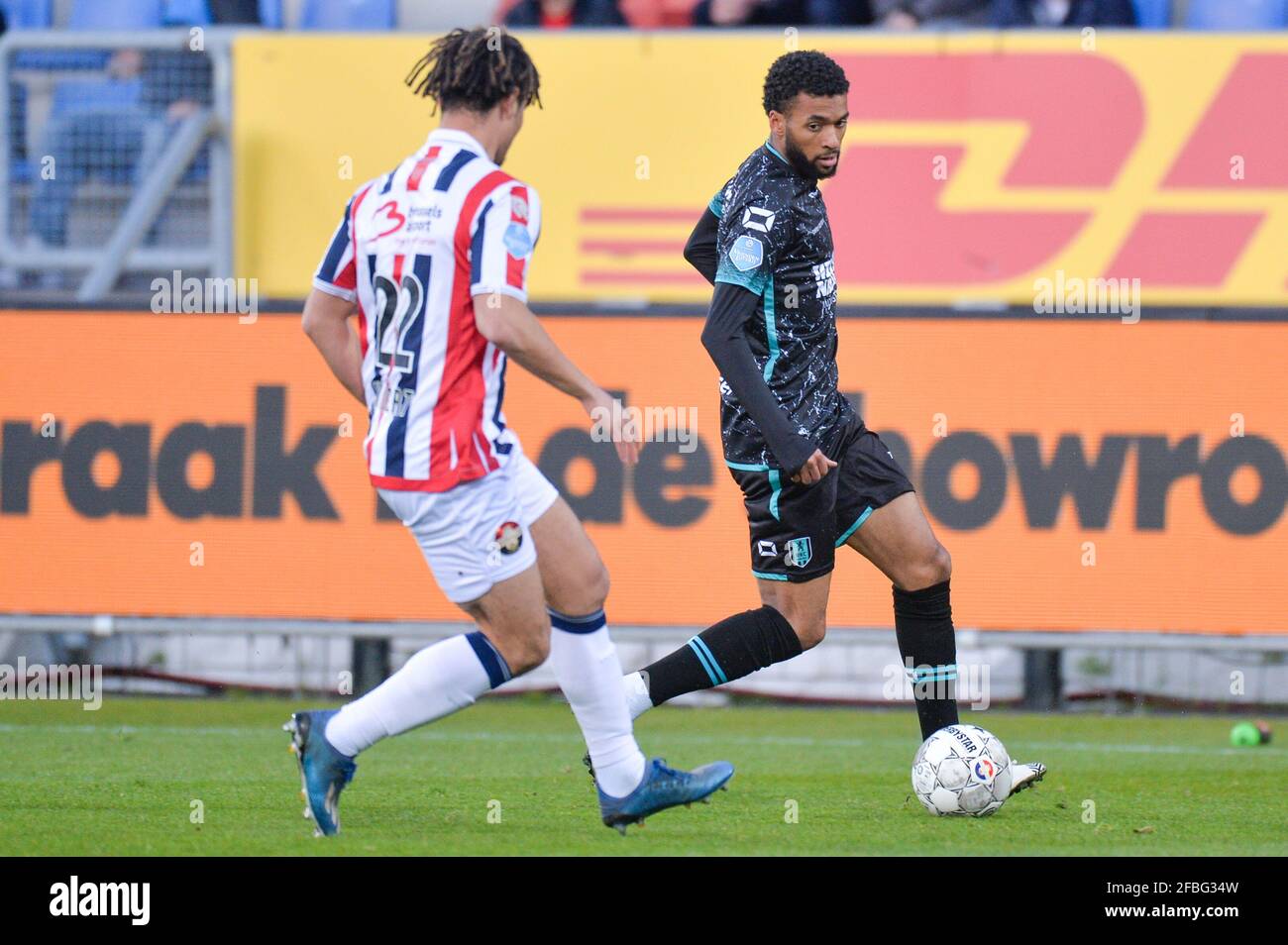 TILBURG NETHERLANDS APRIL 23: Victor van den Bogert of Willem II and