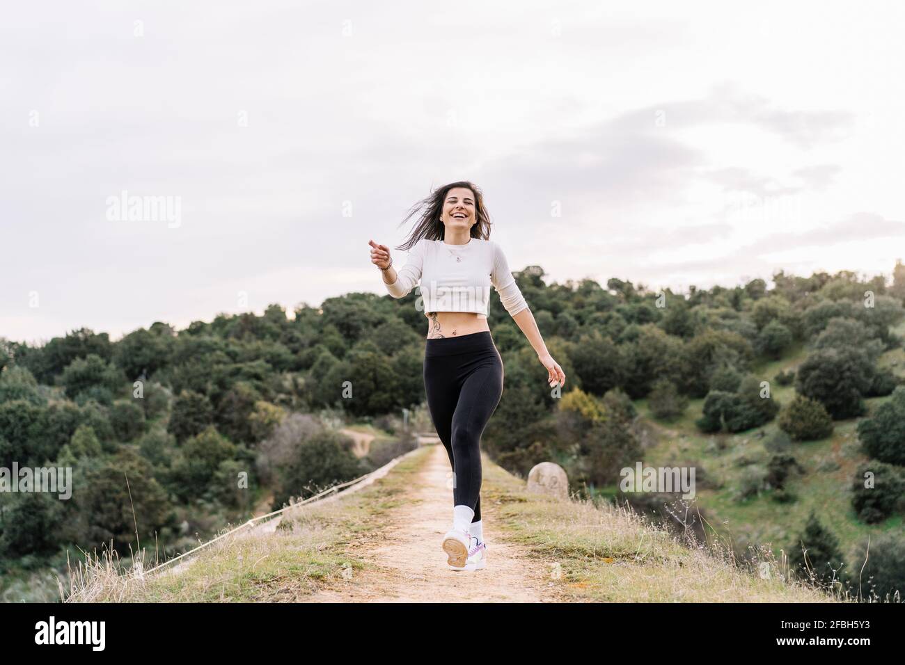 Crop person walking on pathway hi-res stock photography and images - Alamy