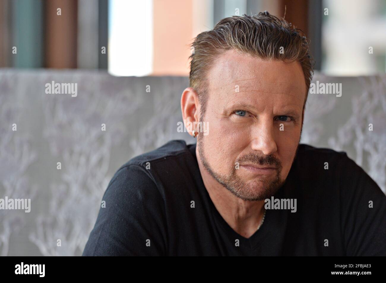 Canadian singer Corey Hart Stock Photo Alamy