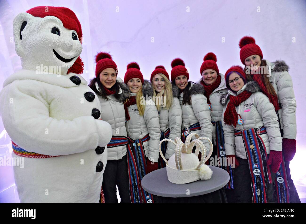 Bonhomme Carnaval and his duchess Stock Photo