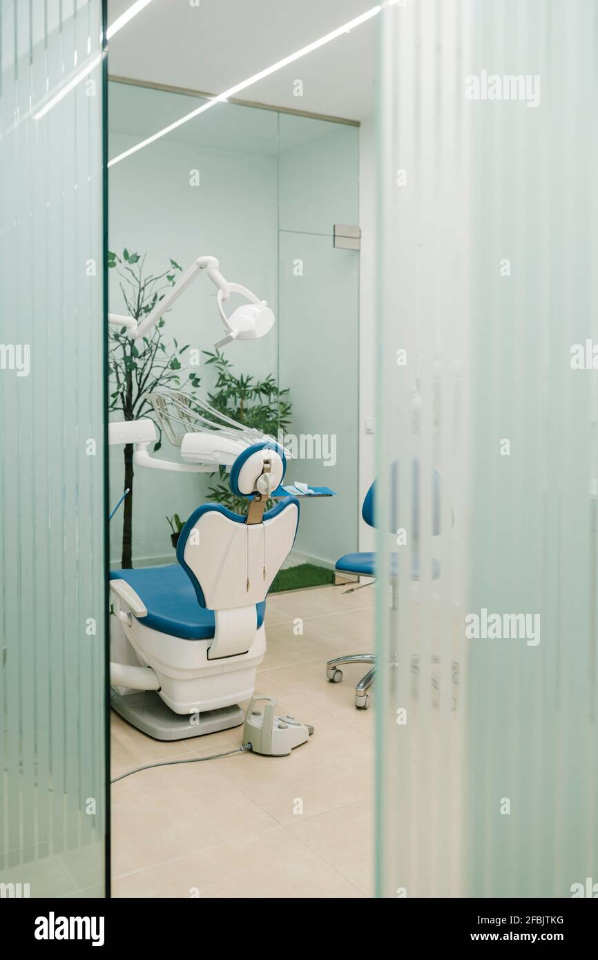 Equipment in dental examination room Stock Photo Alamy