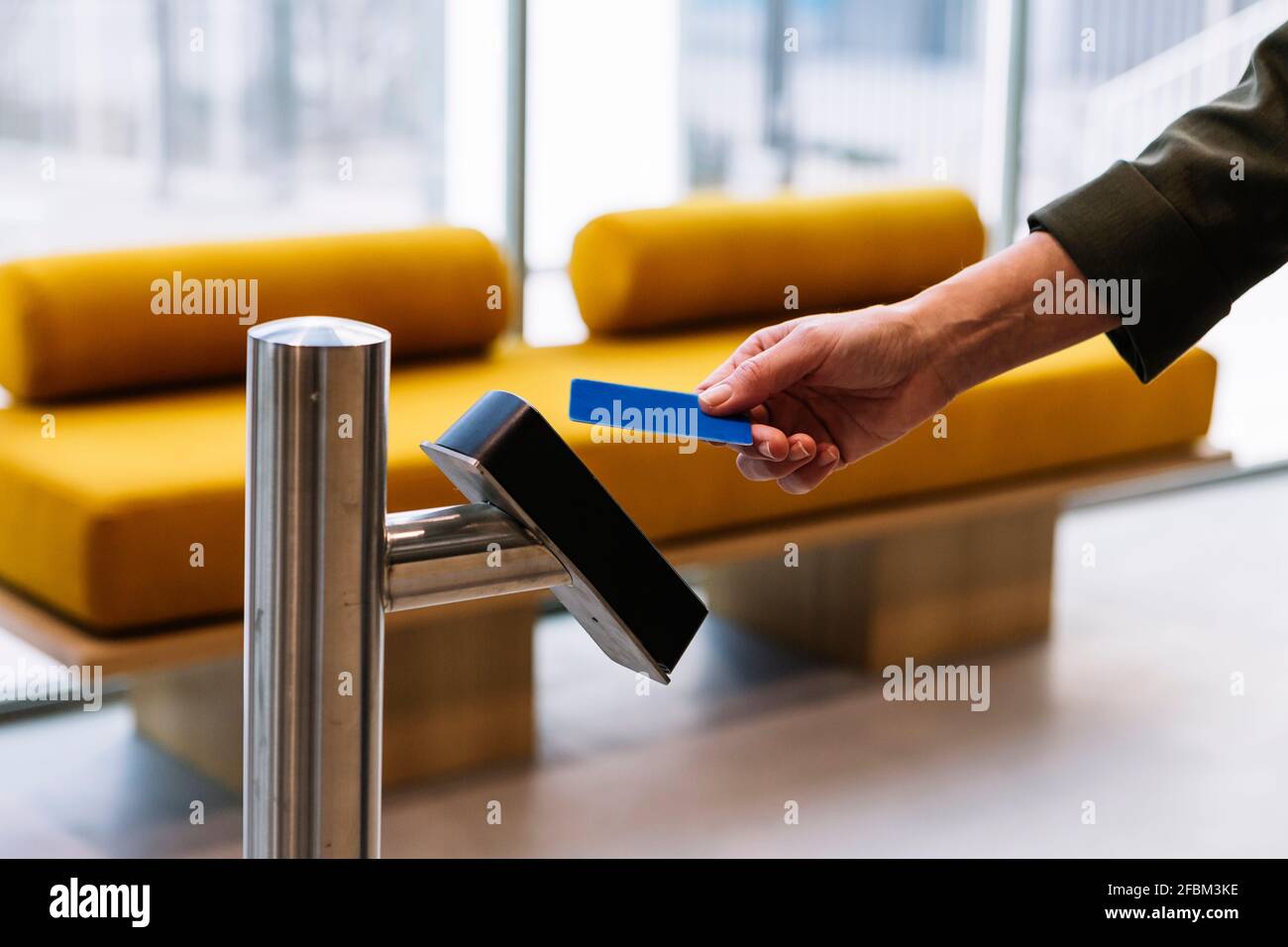Holding id card hires stock photography and images Alamy