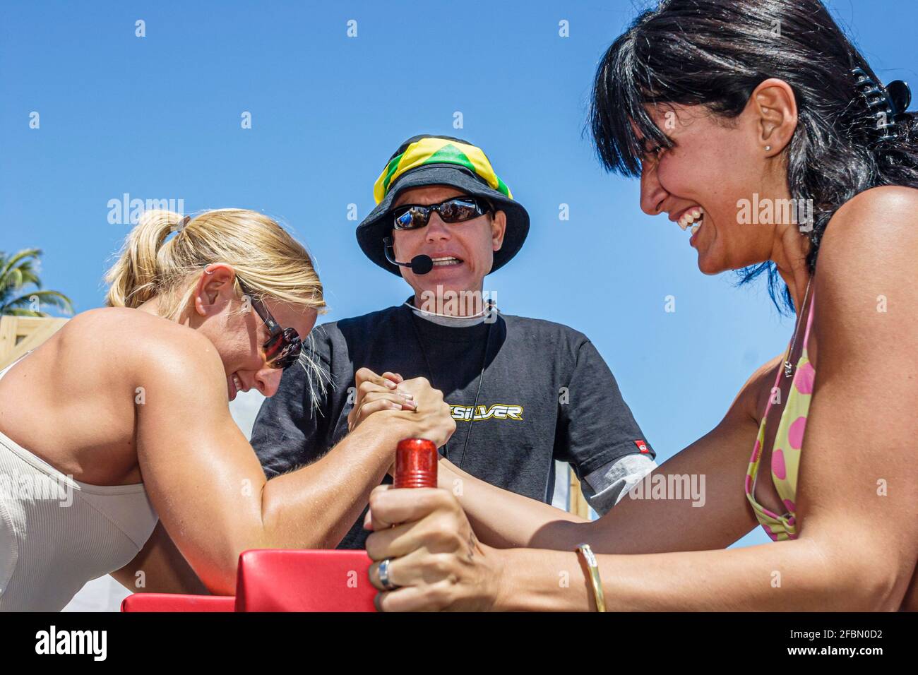 Miami Beach Florida,Ocean Drive,Lummus Park,Sport & Fitness Festival