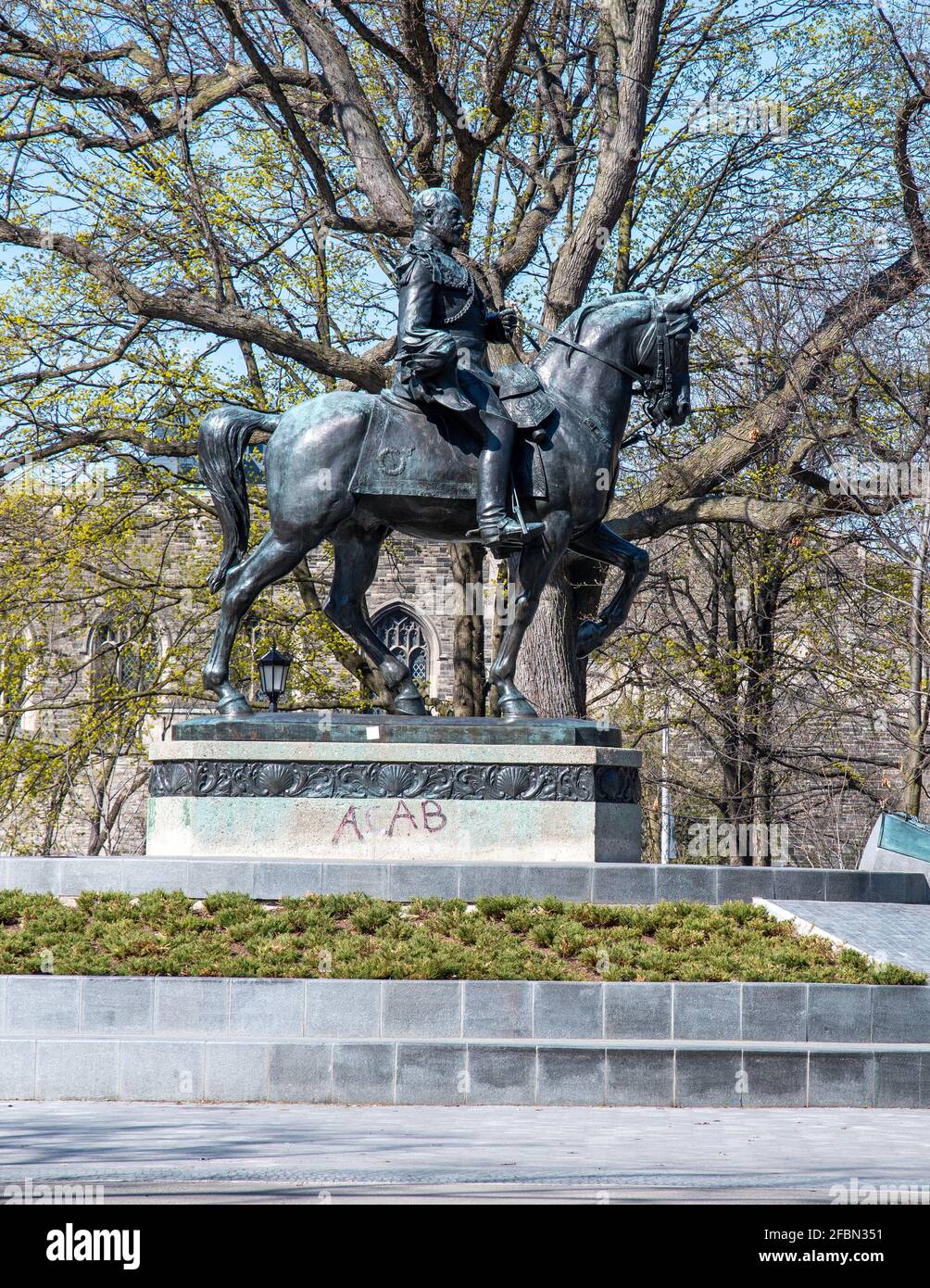 King Edward VII Equestrian Statue, Toronto, Canada Stock Photo - Alamy
