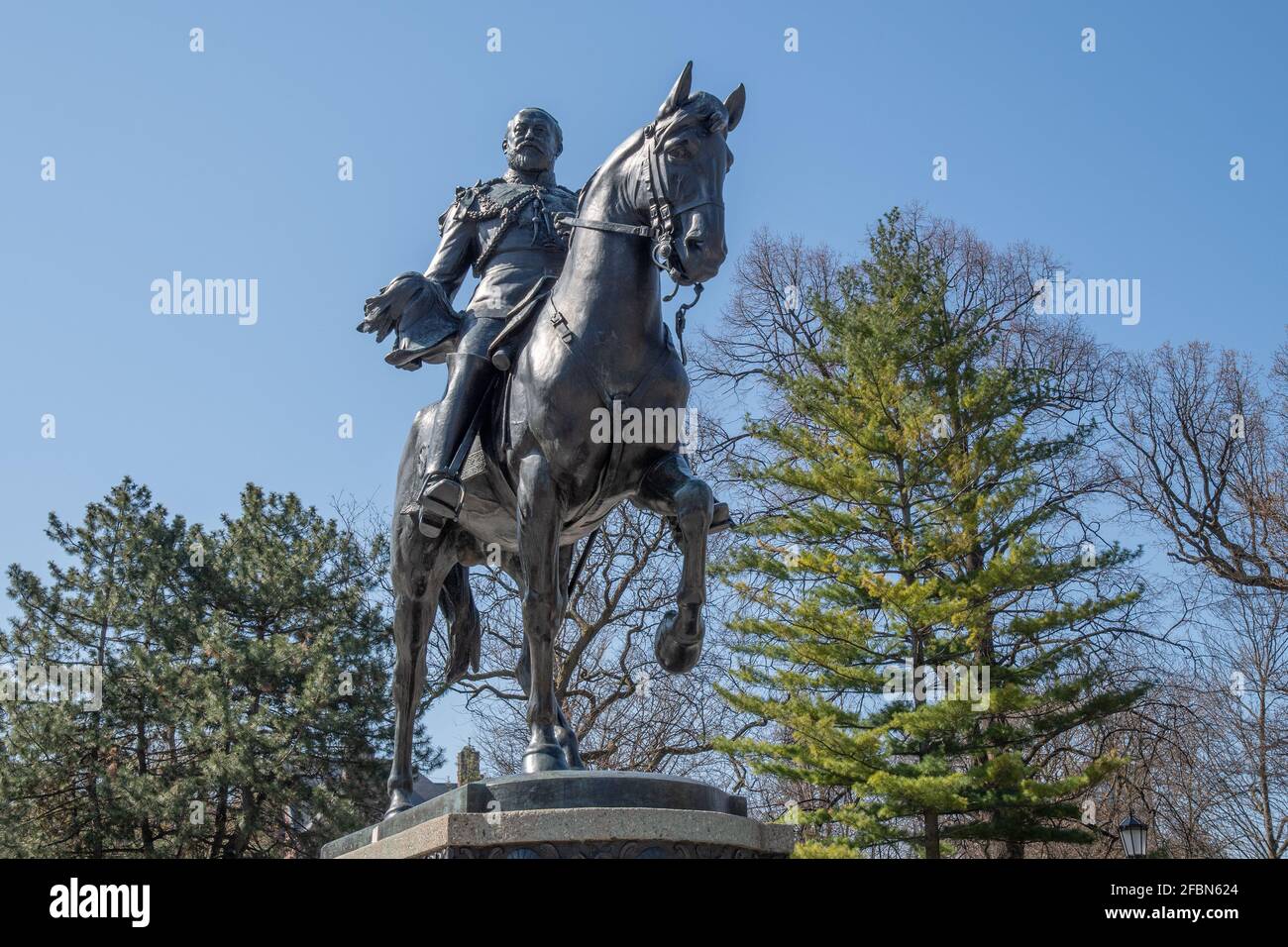 King Edward VII Equestrian Statue, Toronto, Canada Stock Photo - Alamy