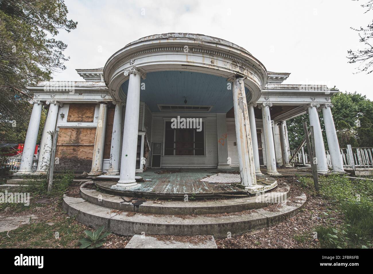 Abandoned Mansion Stock Photo