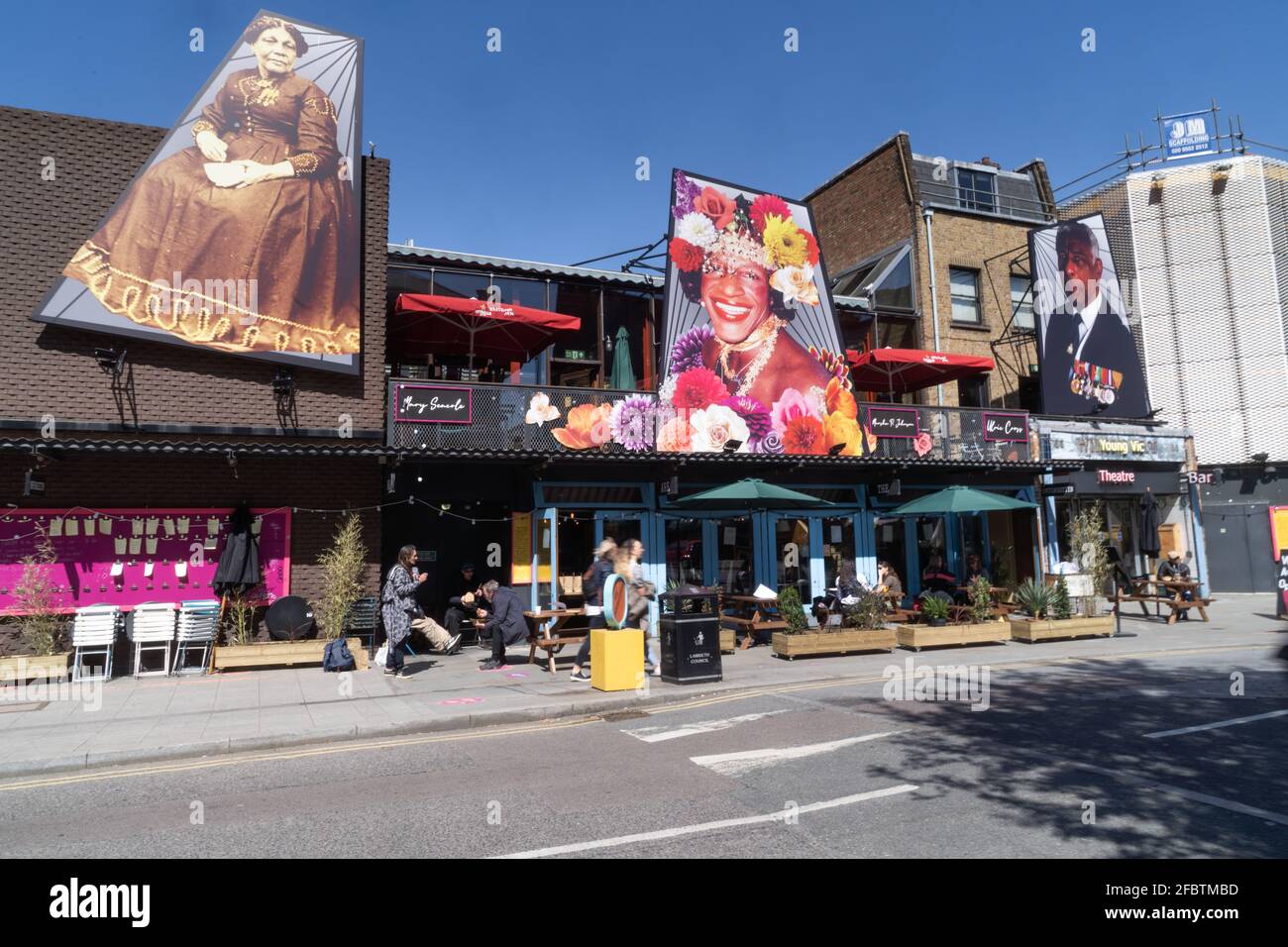 Young Vic theatre Stock Photo