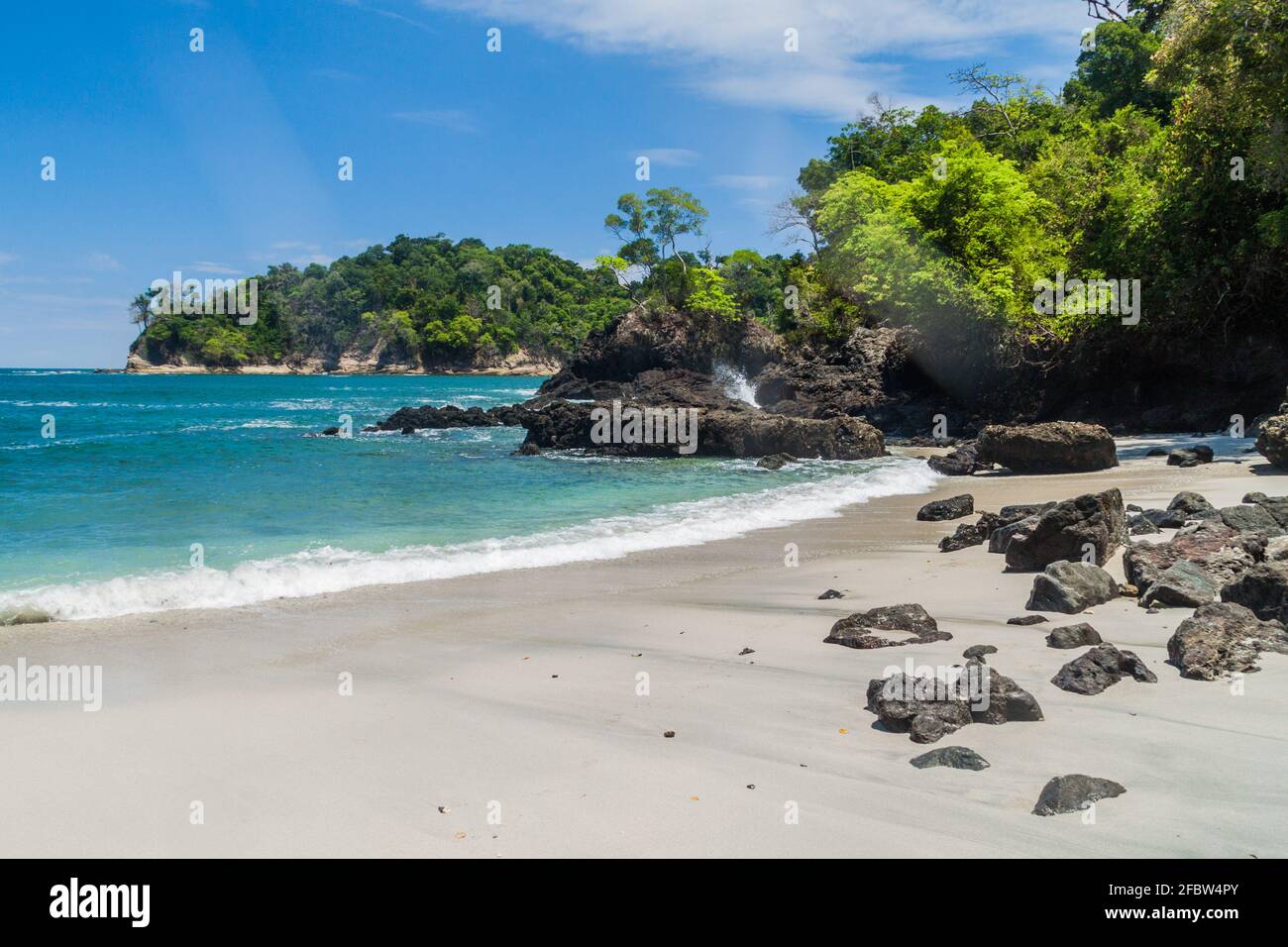 Beach in National Park Manuel Antonio, Costa Rica Stock Photo Alamy