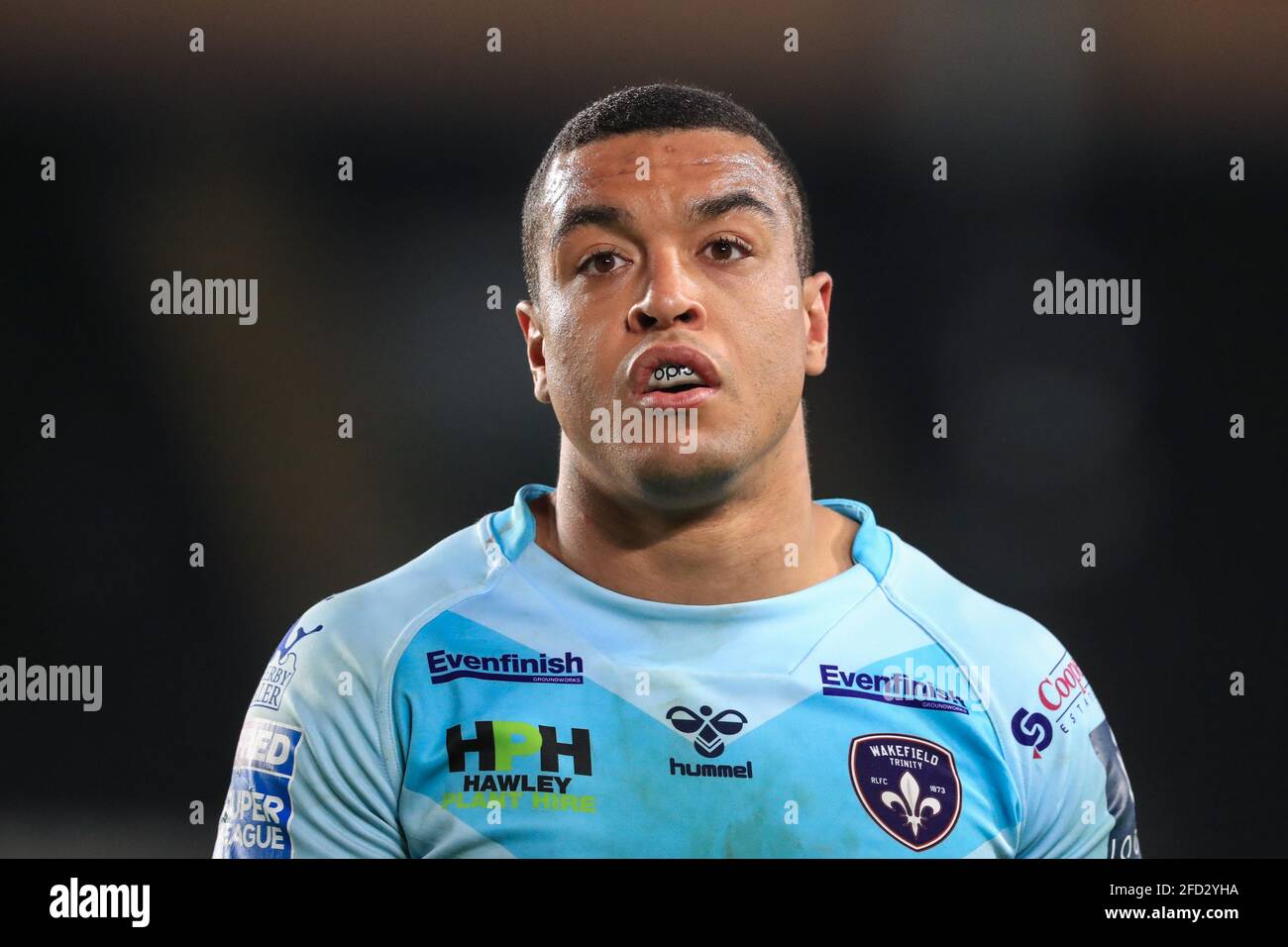 Reece Lyne (4) of Wakefield Trinity during the game Stock Photo Alamy