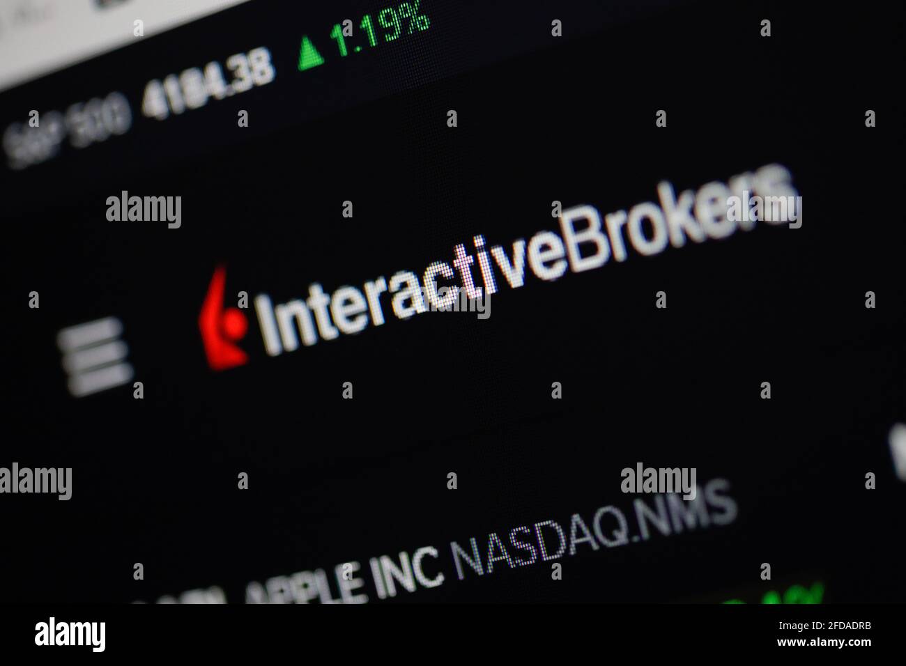 Interactive brokers hi-res stock photography and images - Alamy