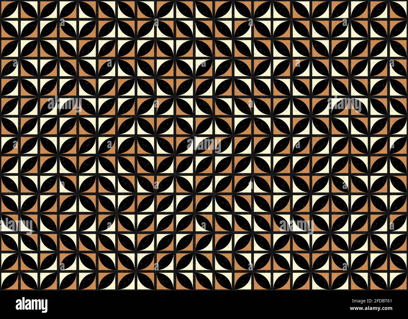 Abstract Geometrical generative computational art illustration Stock Vector