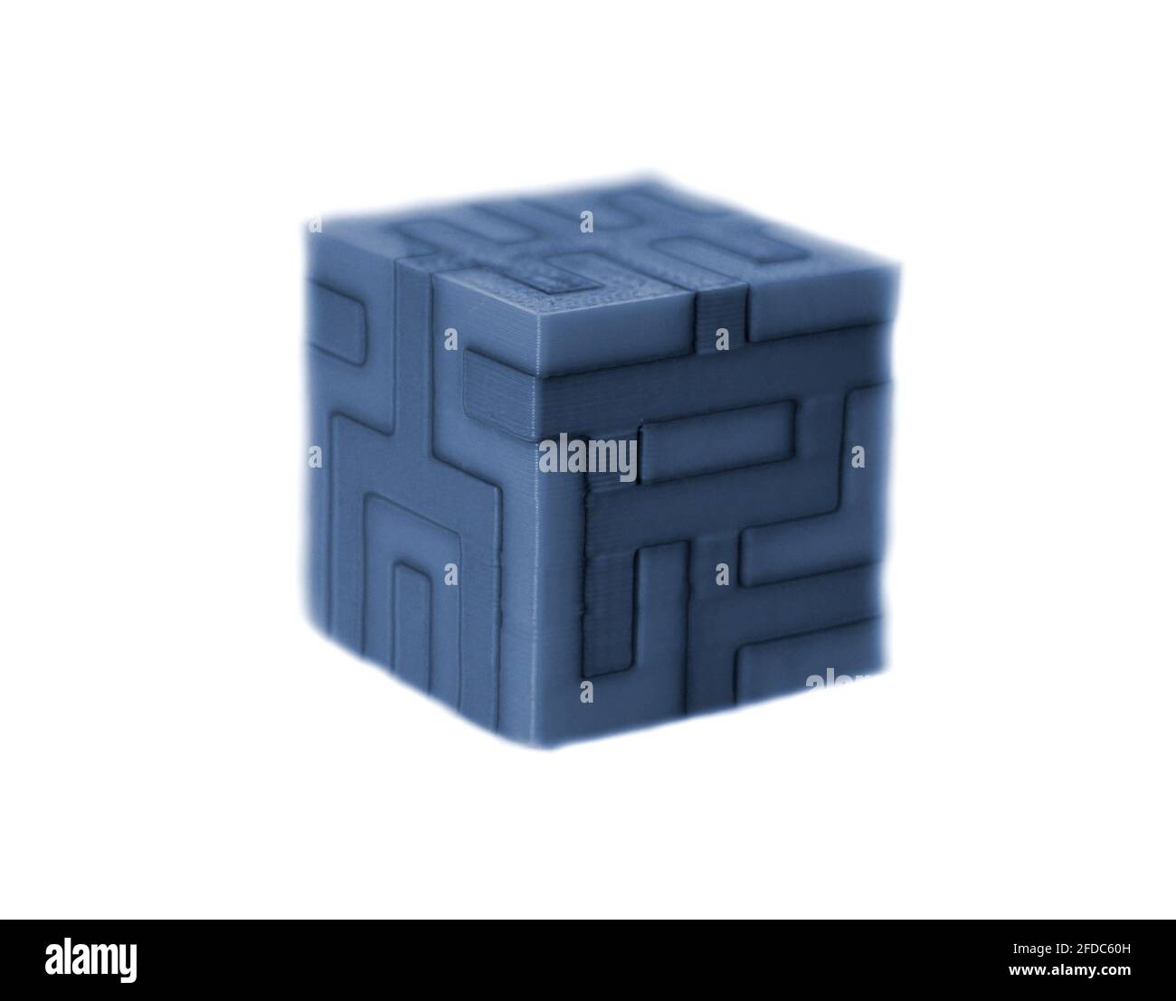 Objects printed by 3d printer Isolated on white background Stock Photo ...