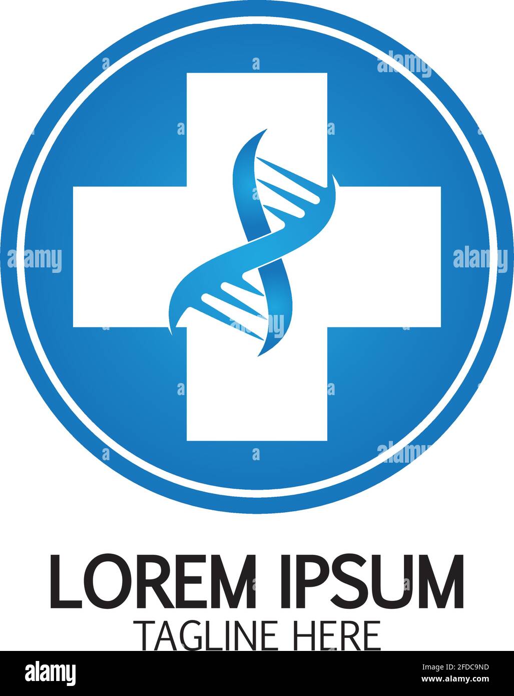 Health Cross DNA logo icon design template Stock Vector Image & Art - Alamy