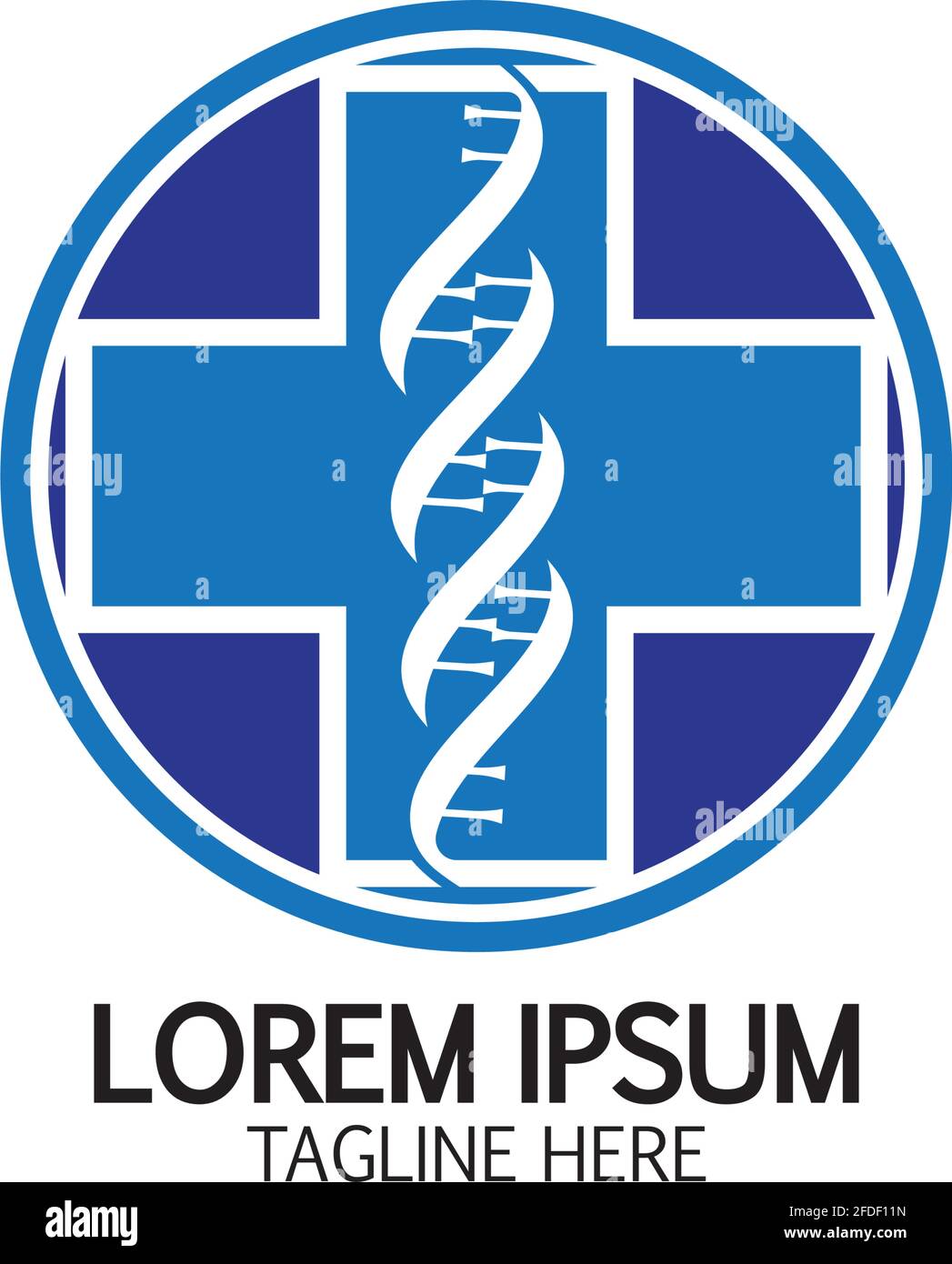 Health Cross DNA logo icon design template Stock Vector Image & Art - Alamy