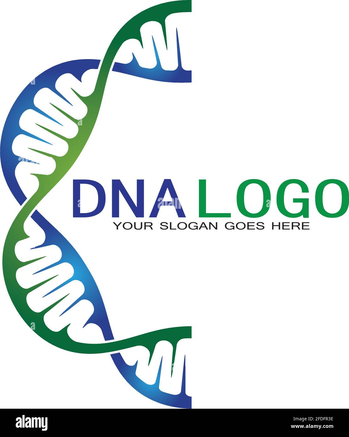DNA vector logo design template.modern medical logotype.laboratory ...