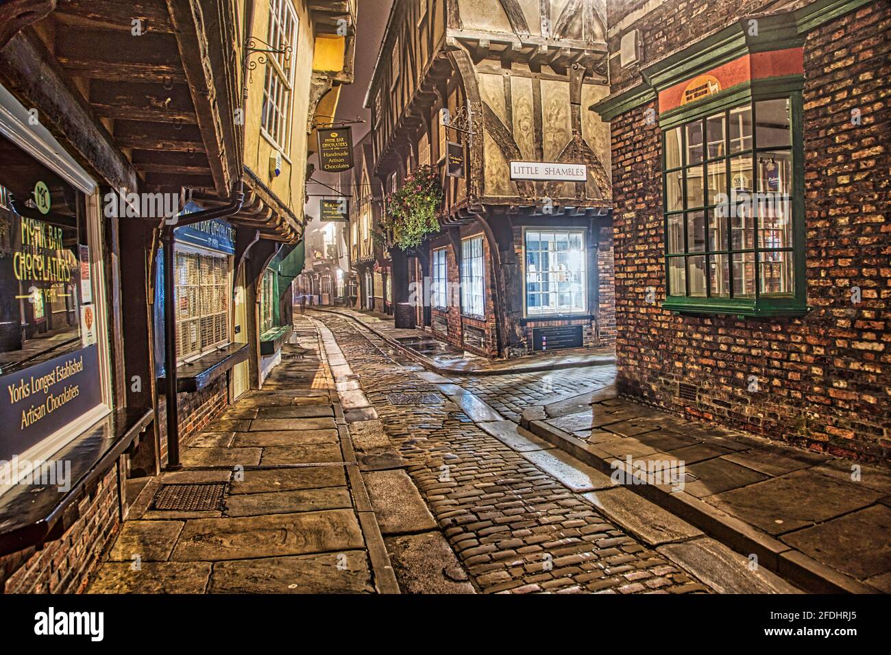 The Shambles York Stock Photo Alamy