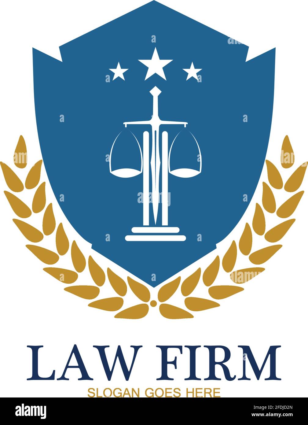 Law Firm logo and icon design template-vector Stock Vector Image u0026 Art - Alamy