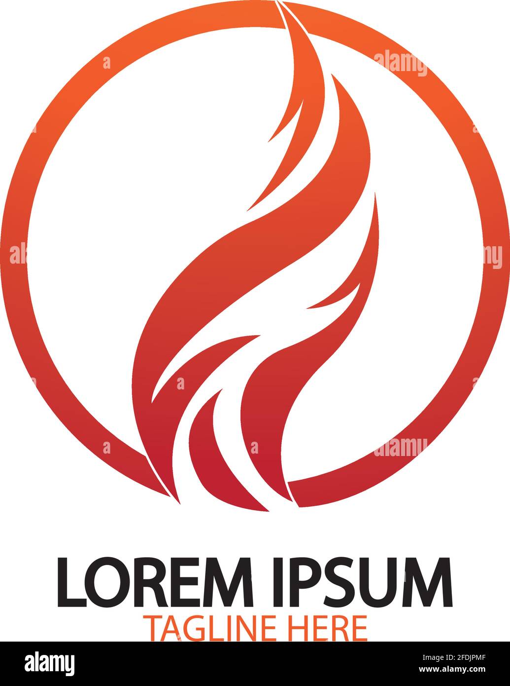 fire flame logo icon vector design template Stock Vector Image & Art ...