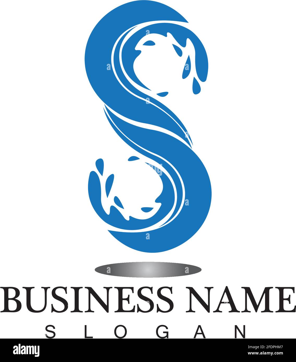 S letter water splash logo design template Stock Vector Image & Art - Alamy