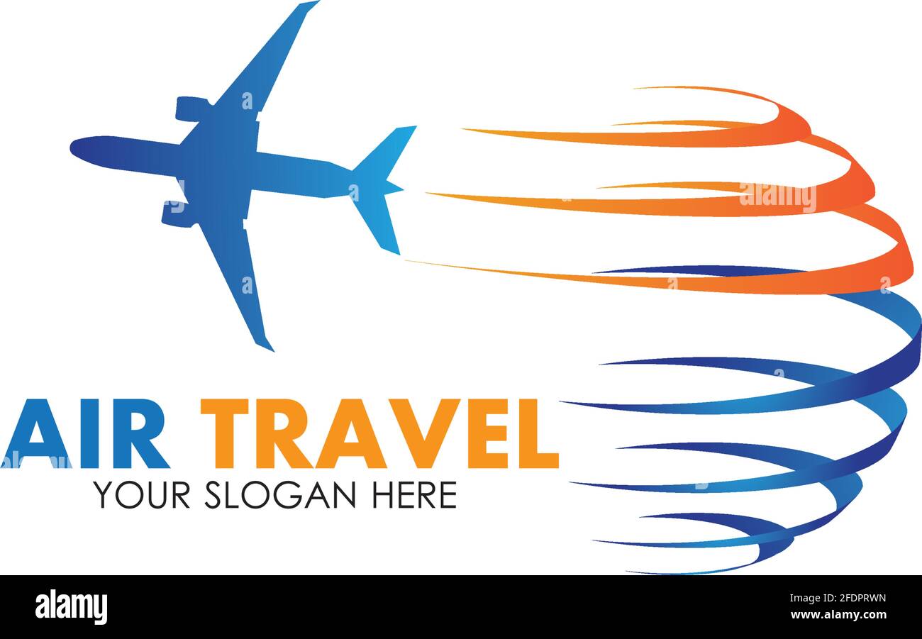 Air Travel logo vector icon design template-vector Stock Vector