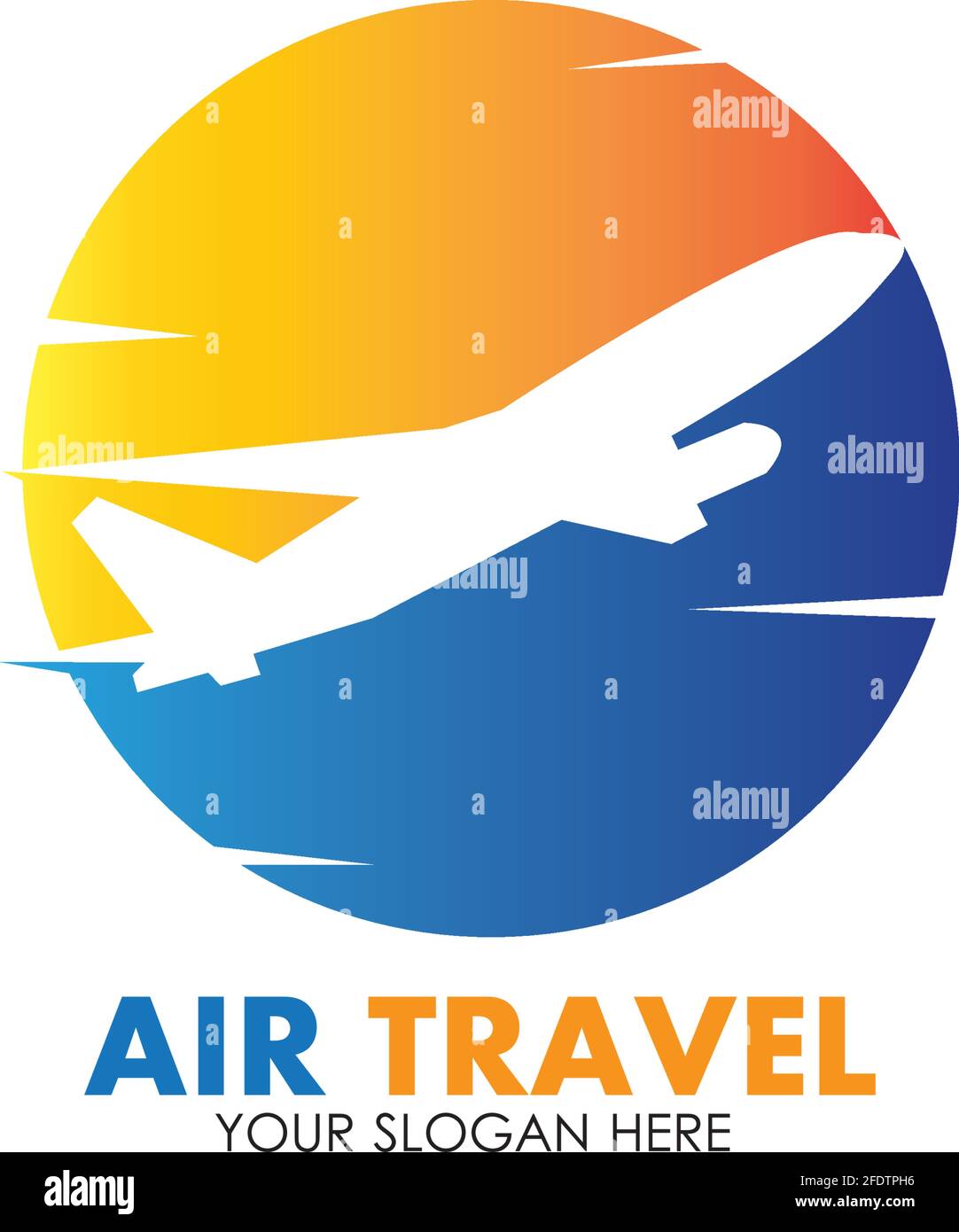 Air Travel logo vector icon design template-vector Stock Vector