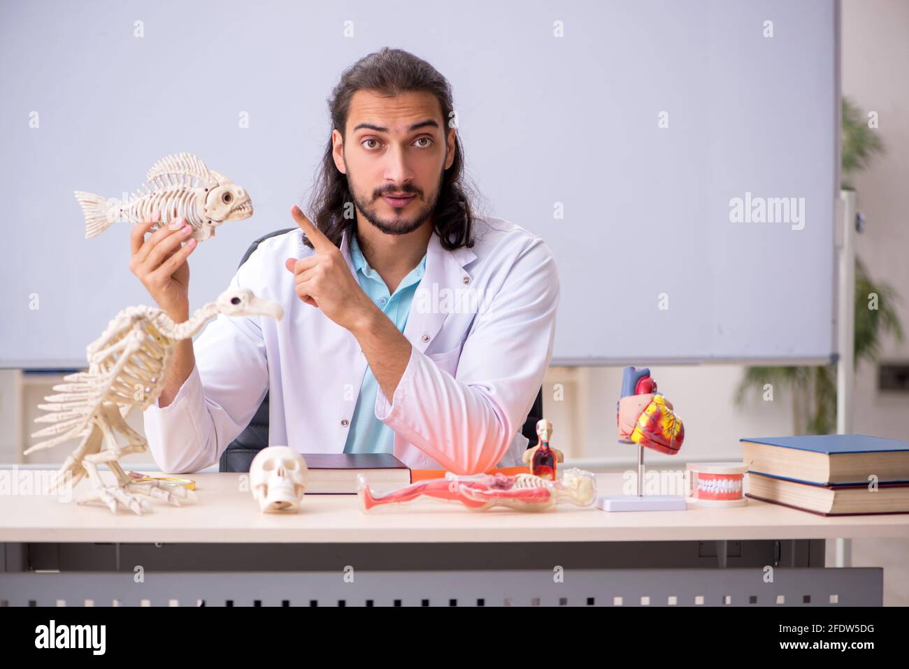 Teacher showing fish hi-res stock photography and images - Alamy