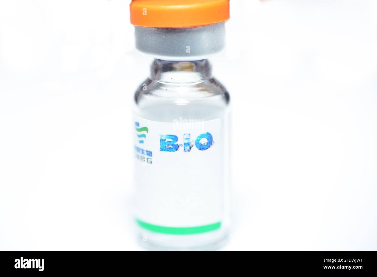 A Sinopharm Covid 19 Vaccine Bottle Dose Sars Cov 2 Vaccine Inactivated Vero Cell Sinopharm Is A Chinese State Owned Company Stock Photo Alamy